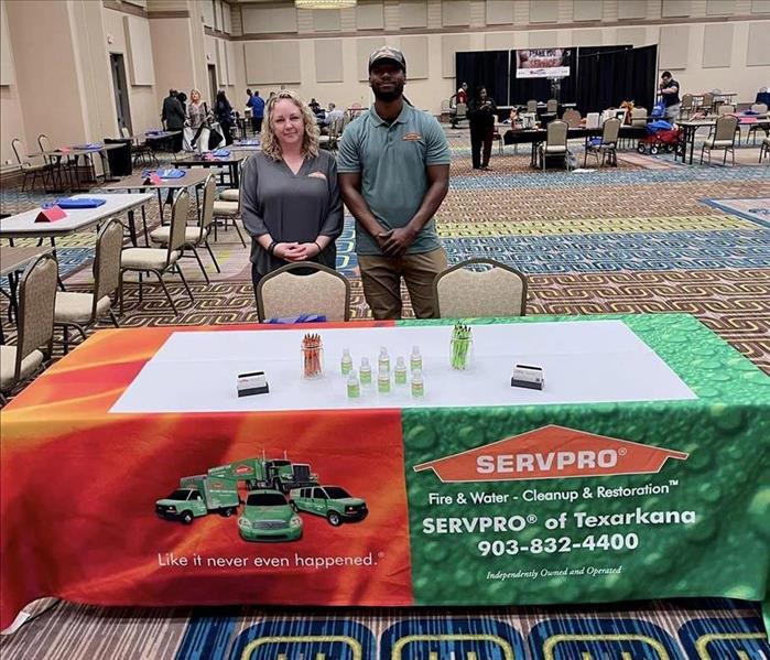 SERVPRO of Texarkana employees at hiring event