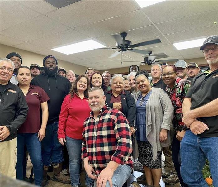 group photo of SERVPRO of Texarkana staff