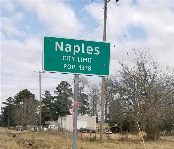 A picture of a town sign
