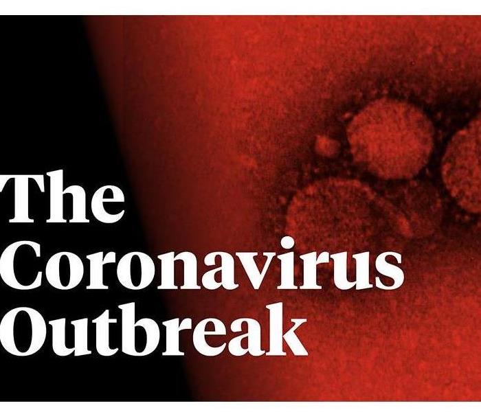 Coronavirus posted around bacteria 